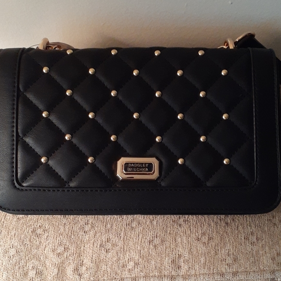 Rare Black and Gold Badgley Mischka Handbag (1) - Picture 1 of 11